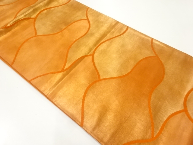 アンティーク　抽象様織出し袋帯（材料）